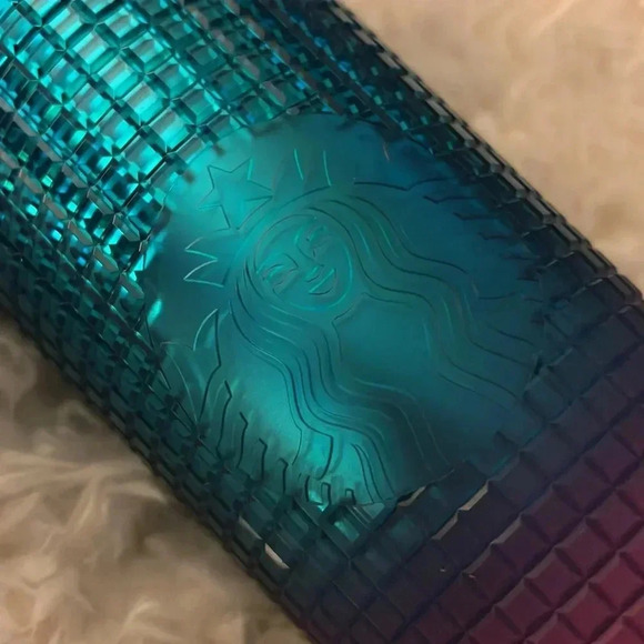 Starbucks x Tim Singleton Pride Rainbow Grid Studded Cup Tumbler 24oz 2023 - Picture 2 of 13